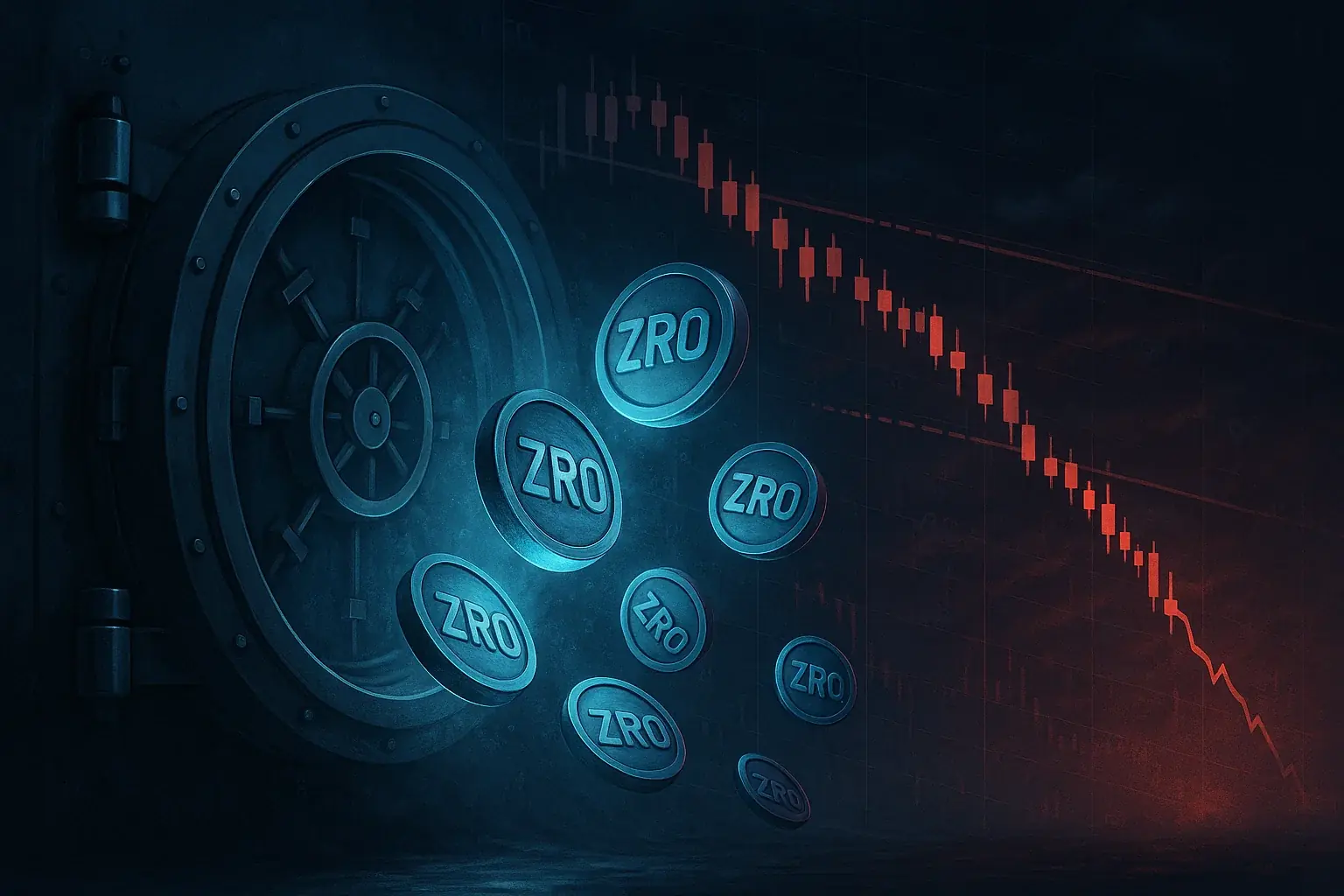 LayerZero（ZRO）：価格下落とトークンのロック解除