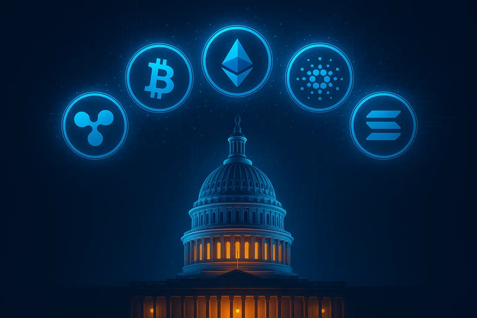 米国とSEC、ビットコイン、イーサリアム、リップル、カルダノにオープン