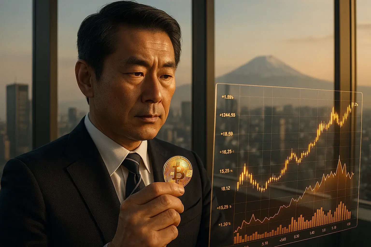 ビットコインに賭ける日本企業
