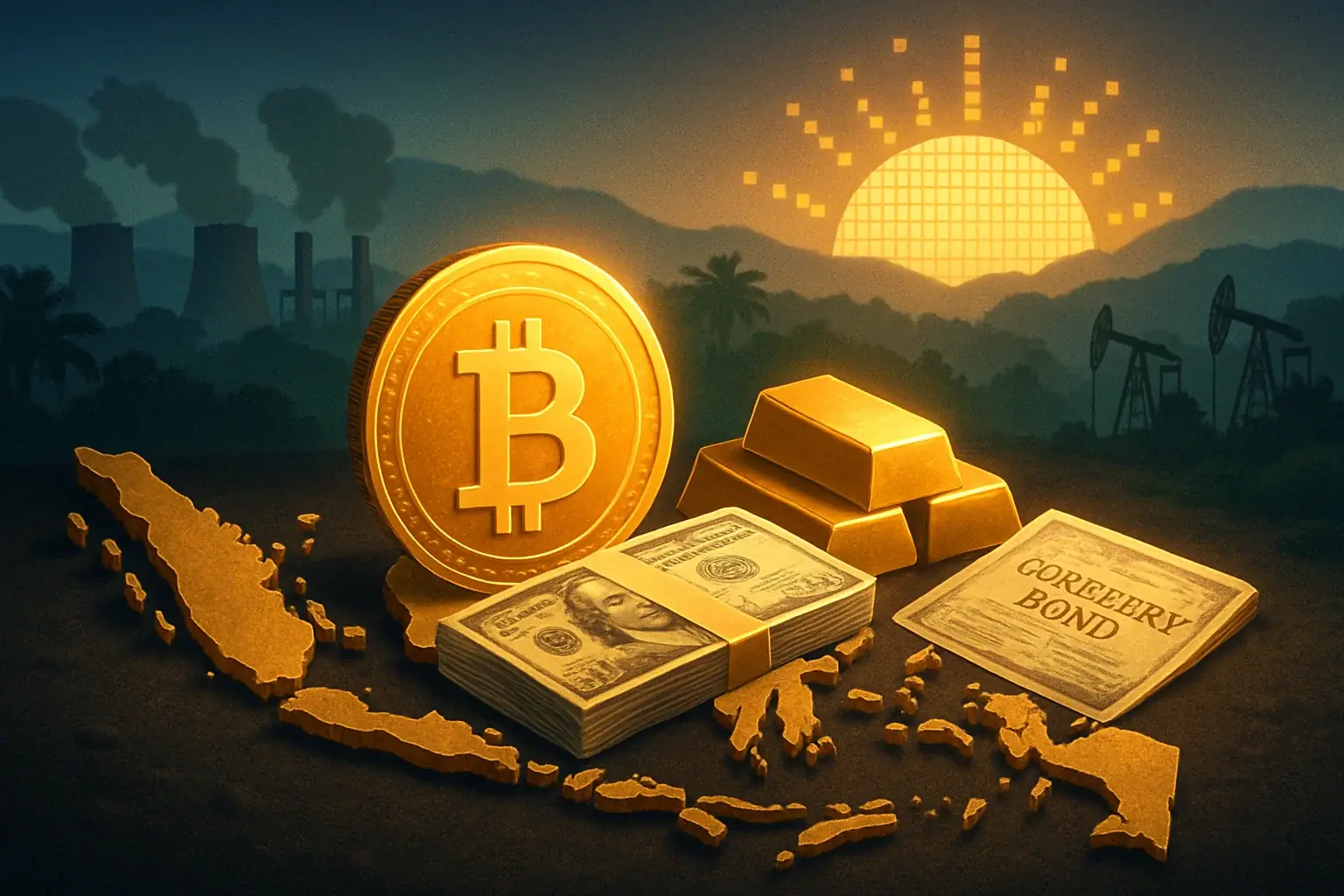 インドネシア通貨ビットコイン埋蔵量マイニング