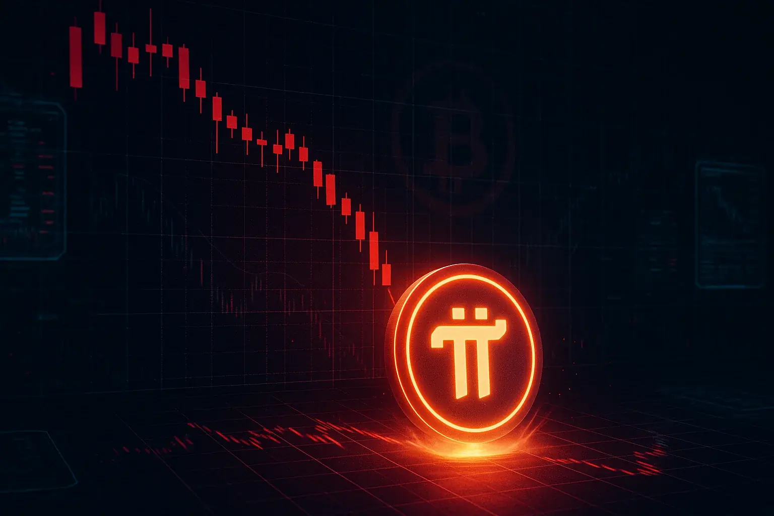 ビットコイン安でパイコインが史上最安値に迫る