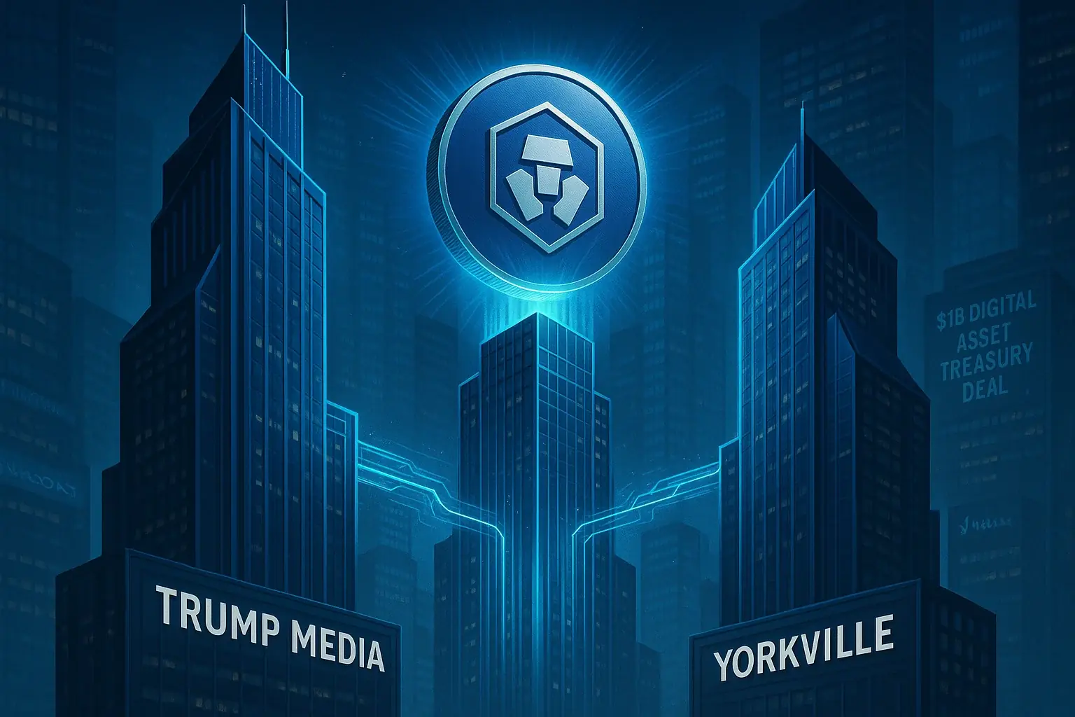トランプ・メディアとCrypto.comが1B CRO treasuryを立ち上げる