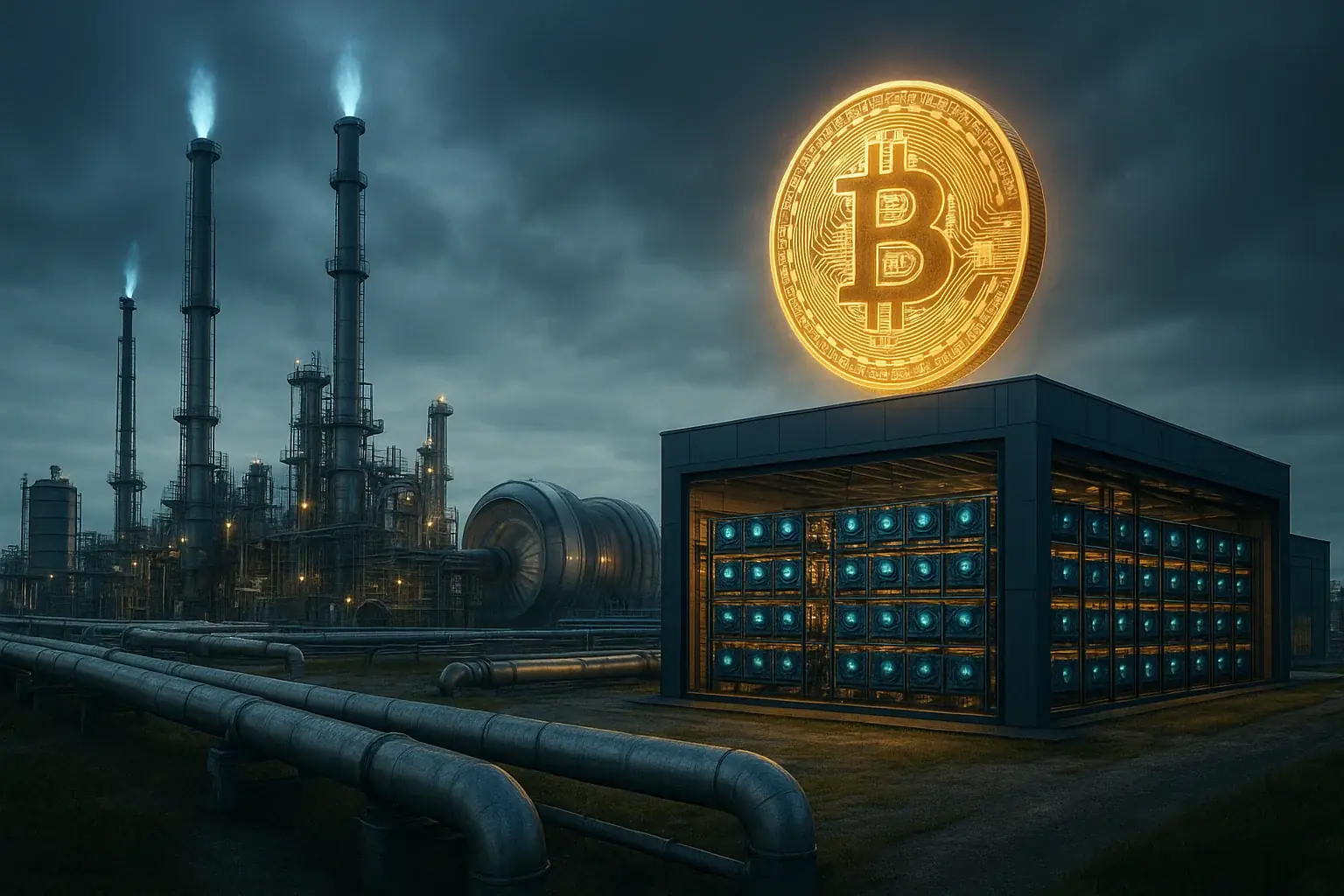 ユニオンジャックオイル、天然ガスからのビットコイン採掘を開始