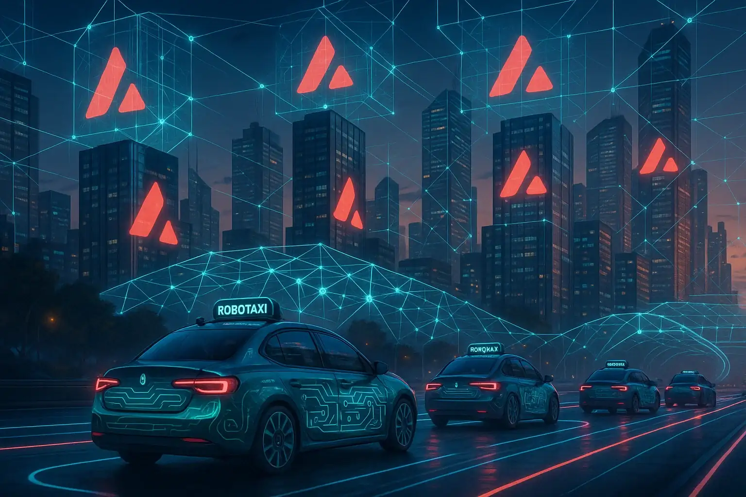 Image for article: Toyota y Avalanche lanzan una red de robotaxi en blockchain