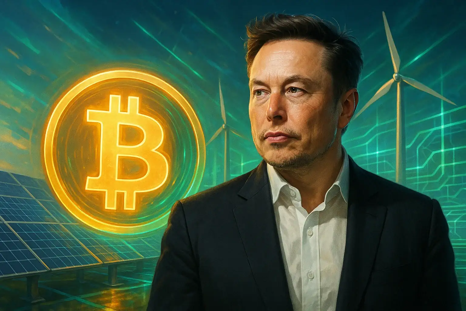 ビットコインはテスラにとって「グリーン」なのか？51％の謎とマスクの沈黙