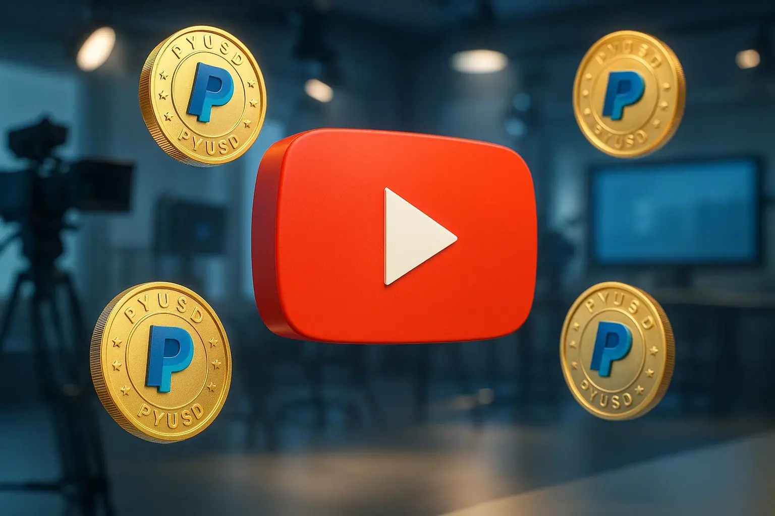 YouTube、米クリエイターへの支払いにPayPalのPYUSDを統合