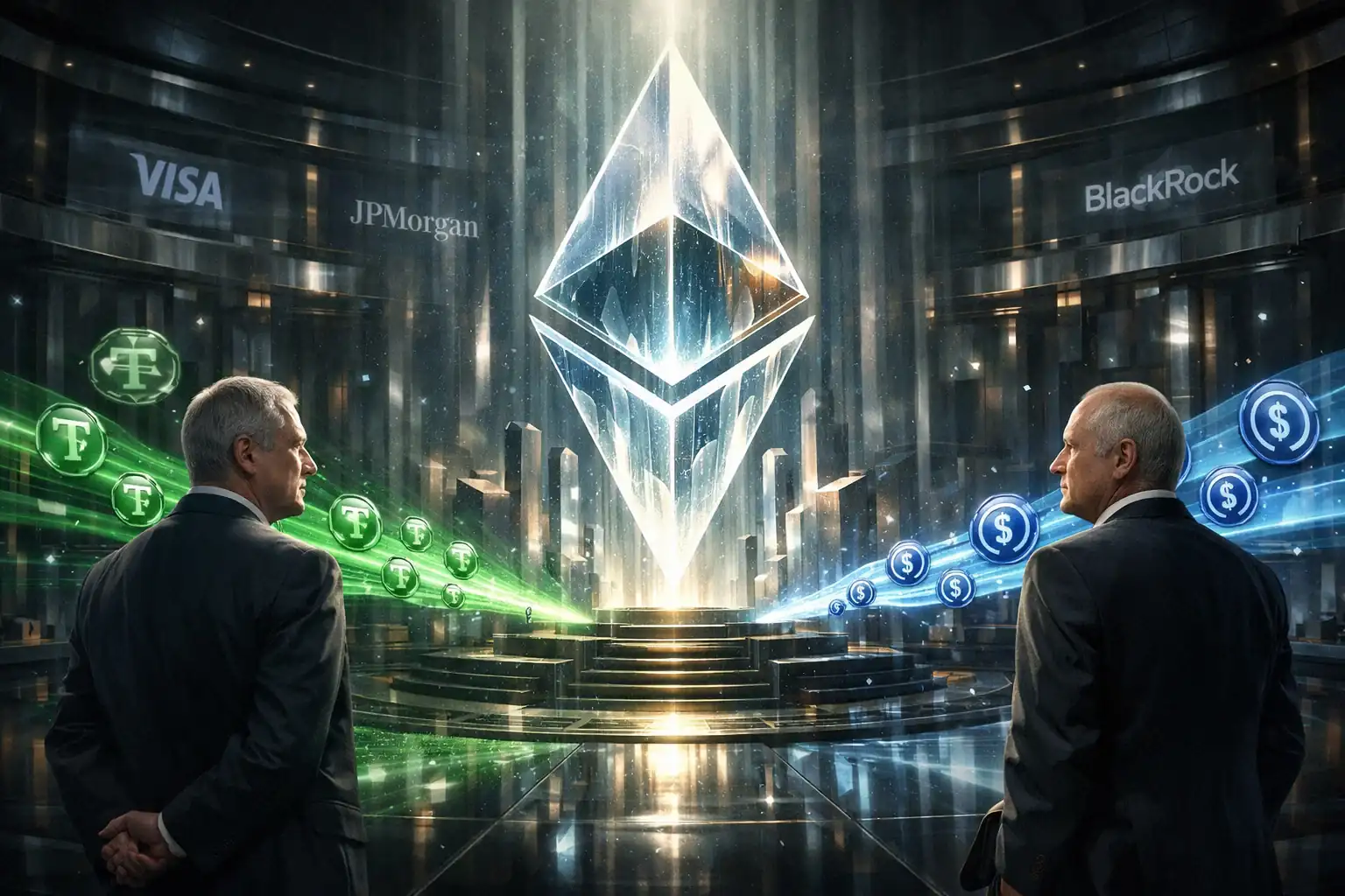 Stablecoin、BlackRock、Visa：新しい決済の誕生