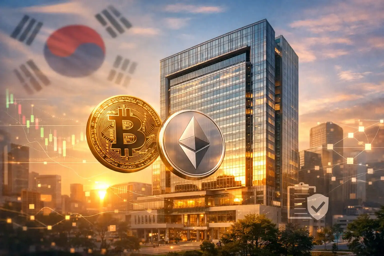 韓国でブレークスルー：企業は暗号通貨に投資できるようになる