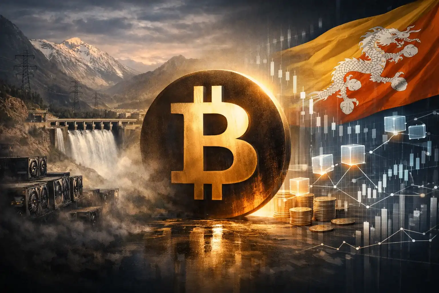ドラゴンは後退するのか？ブータン、2240万ドルのビットコインを清算