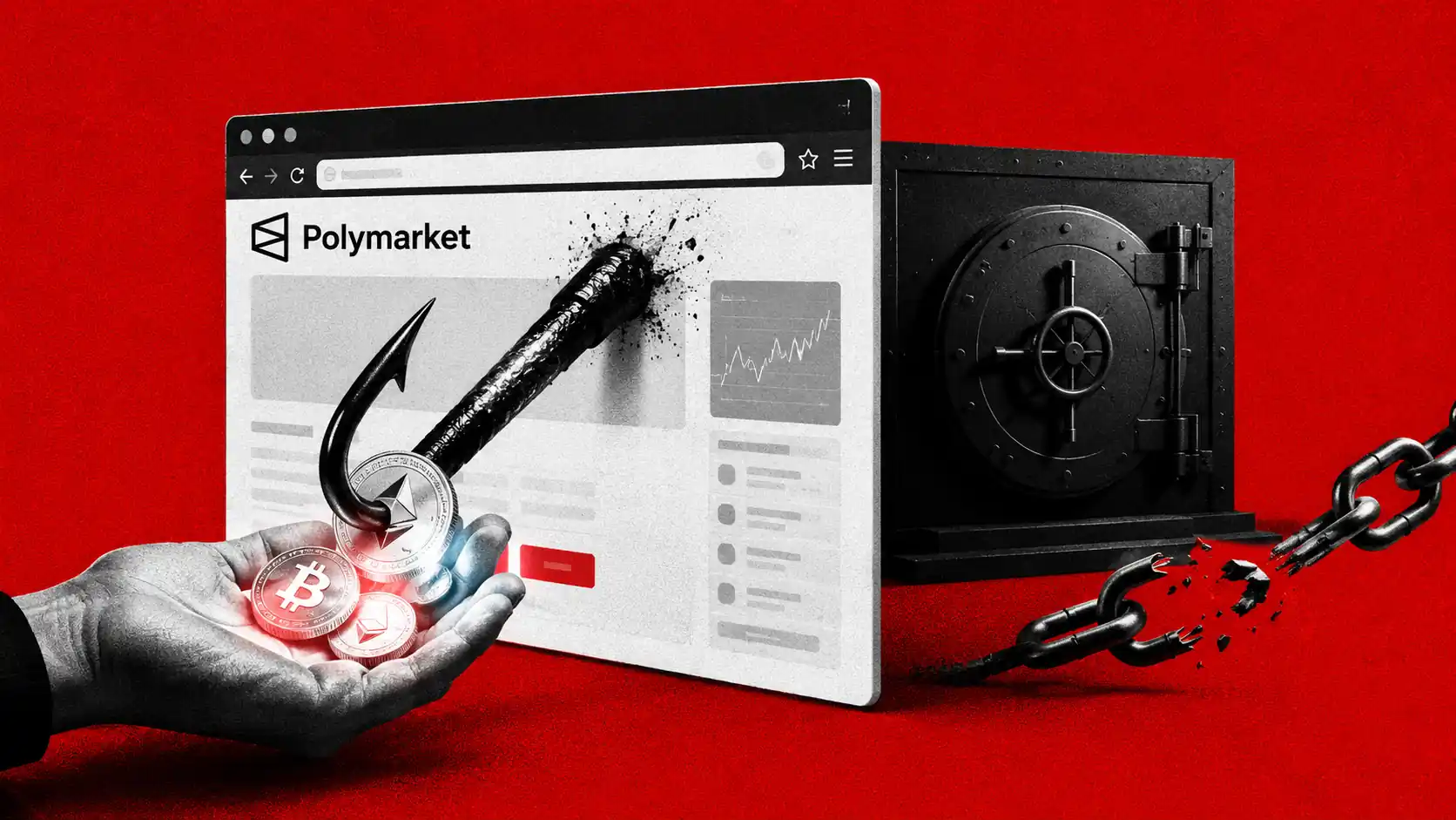 Image for article: Polymarket hackeada por 3 millones: la blockchain no falló