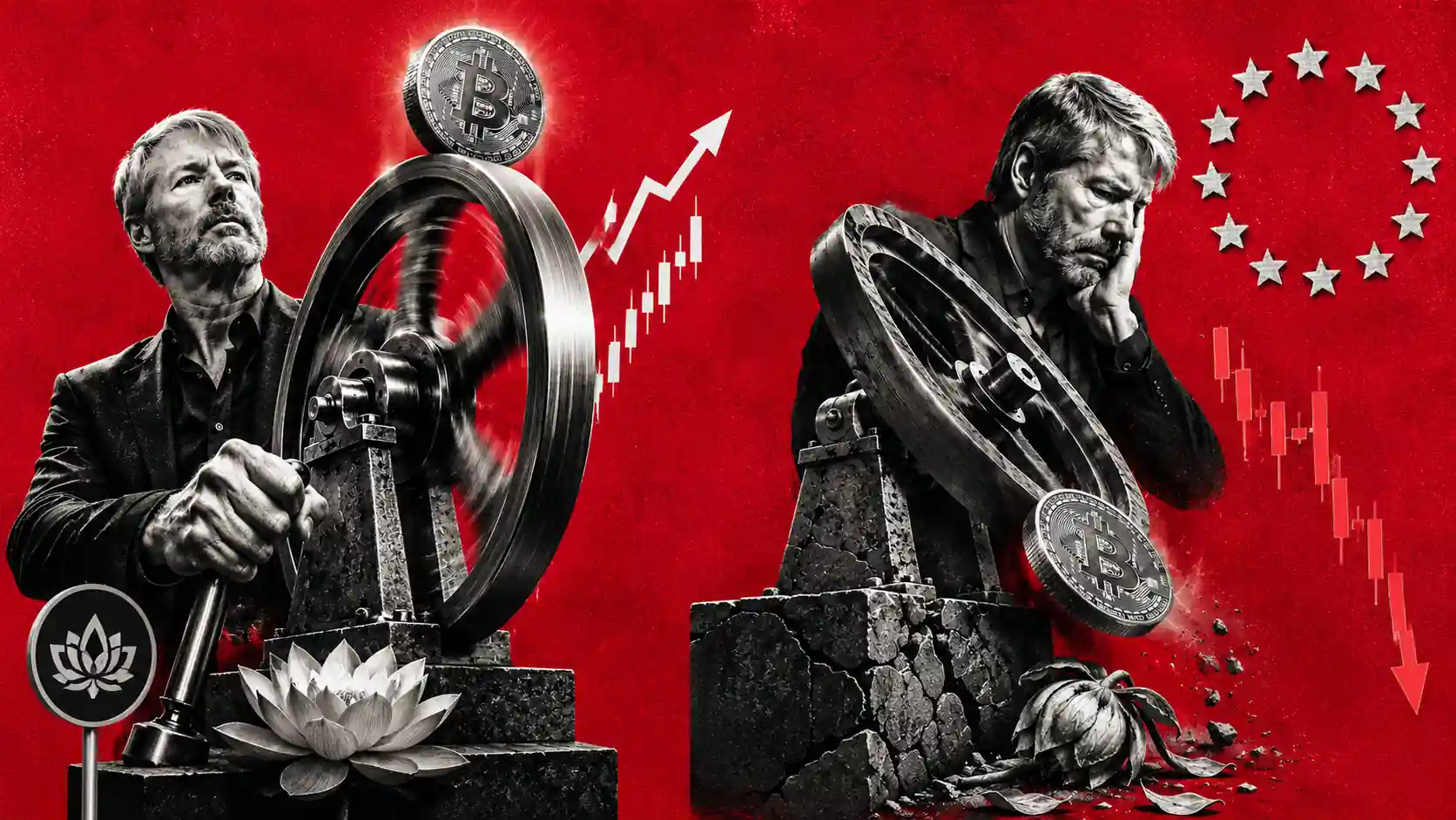 Image for article: Strategy autoriza venta de bitcoin: el giro de Saylor tras años de no vender